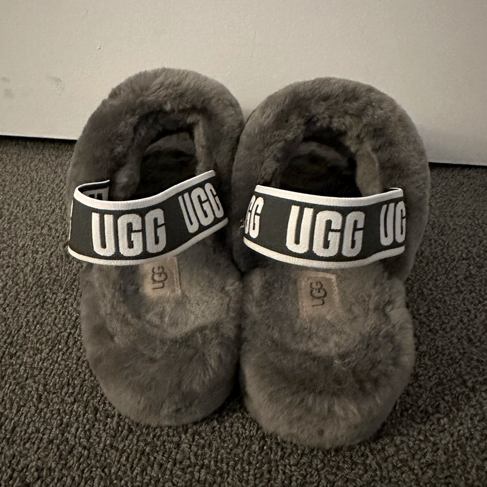 Ugg Fluff Yeah Slide In Charcoal Size 8 - image 7